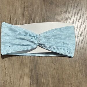 Light Blue Knotted Headband